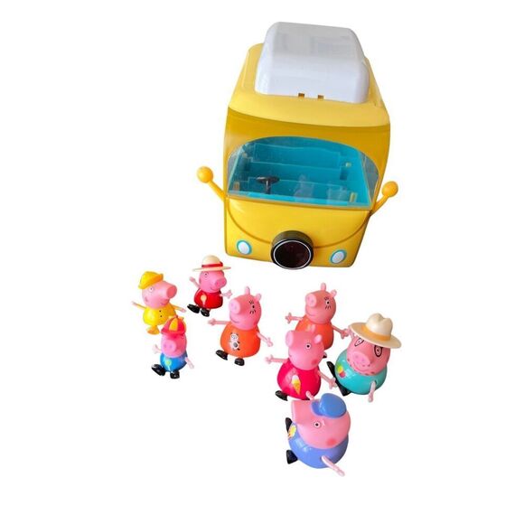 Peppa Pig Family Camper Van Vintage 2003 Car made in UK - Picture 7 of 13